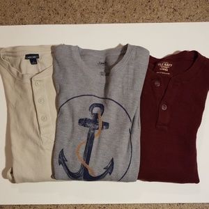 Bundle of 3 Thermal Shirts.  Size Large